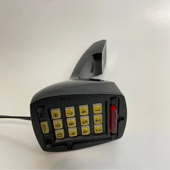Vintage Cobra Phone. Sleek Black Retro Telephone Land Line - Picture 4 of 8